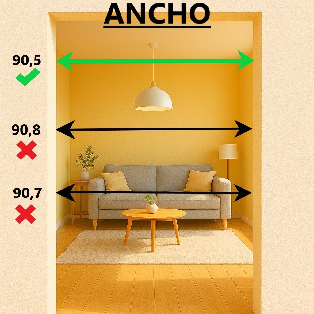 mosquitera enrollable lateral flexa (para puertas 1 hoja ancho max. 140cms)