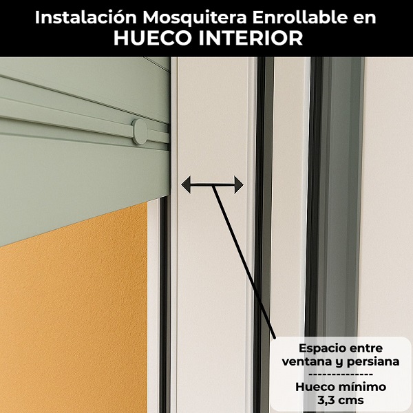mosquitera enrollable (fabricada a medida)