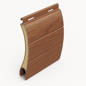 persiana enrollable de aluminio térmico 43mm curva (fabricada a medida)