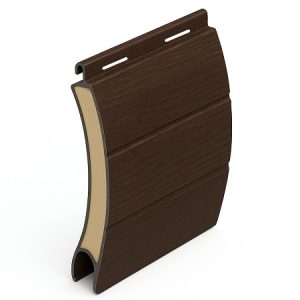 persiana enrollable de aluminio térmico 43mm curva (fabricada a medida)