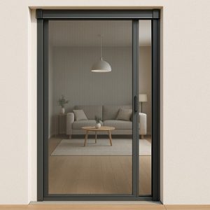 mosquitera enrollable lateral flexa (para puertas 1 hoja ancho max. 140cms)