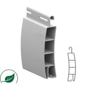 pvc roller shutter 52mm curve