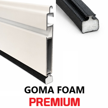 persiana enrollable de aluminio térmico 43mm curva (fabricada a medida)