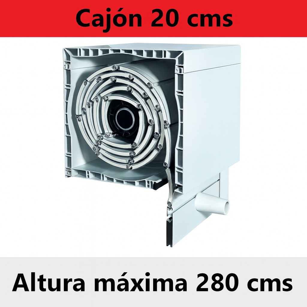 persiana cajón pvc lama aluminio (sustitución cajón de obra)
