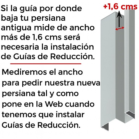 persiana cajón pvc lama aluminio (sustitución cajón de obra)