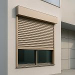 Persiana cajón de aluminio exterior con lamas (sin obra y fabricada a medida)