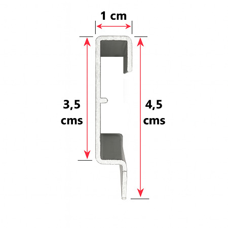 cortina cadena de aluminio (fabricada a medida)