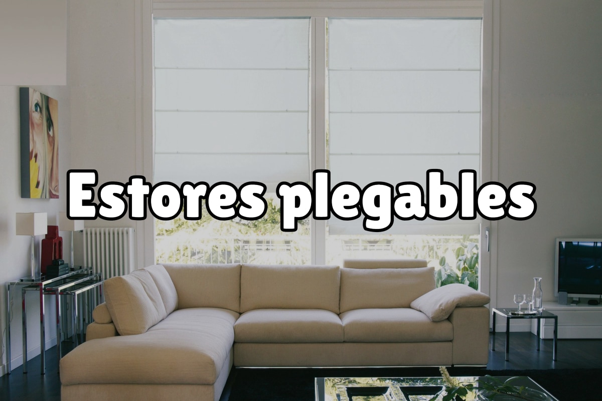 Estores Plegables con Varillas en Zaragoza