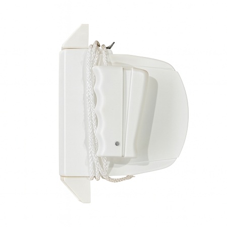 recogedor abatible cordón con empuñadura blanco