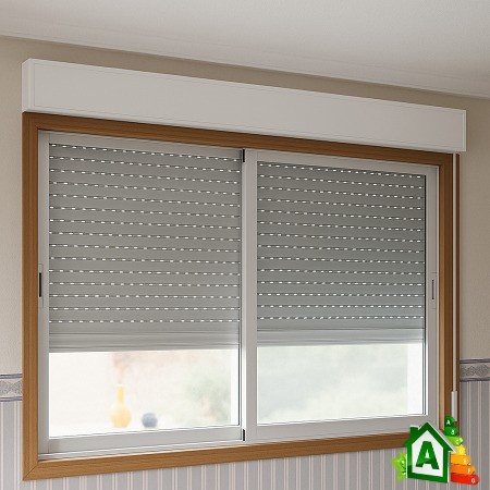 persiana cajón pvc lama aluminio alta densidad (sustitución cajón de obra)