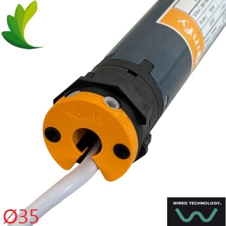 mechanical push button motor somfy ls 40 axis 40mm