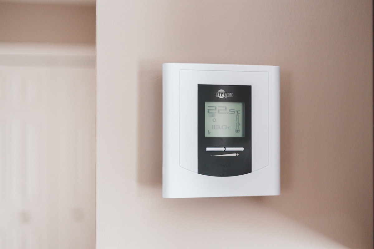 wall-mounted thermostat