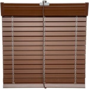 alicantina pvc shutter in walnut colour