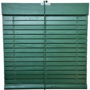 alicantina green wooden shutter