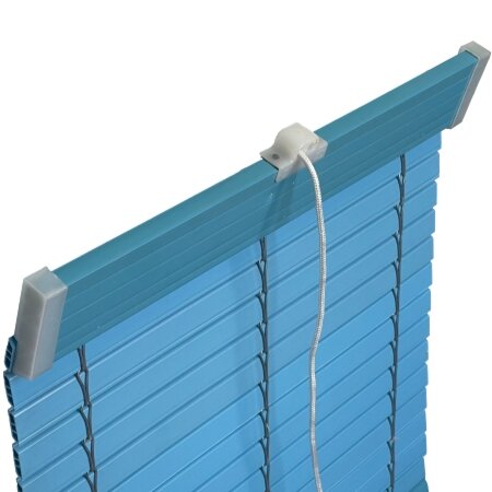 persiana alicantina de pvc color azul