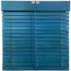 alicantina volet en bois bleu rustique