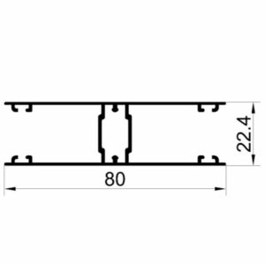 central guide for roller insect screen