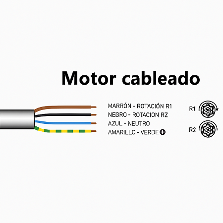 nice era m (motor mecánico para persianas con eje octogonal 50 o 60mm)