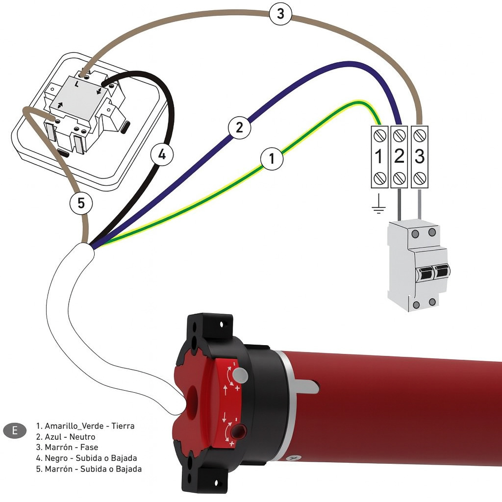 gaviota gs s45 (motor mecánico para persianas eje de 50 o 60mm)