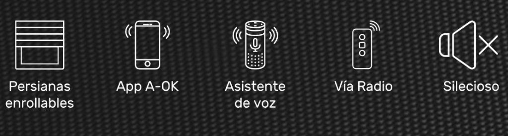 motor vía radio a ok para pulsador am35 plus wifi eje 40mm (copia)