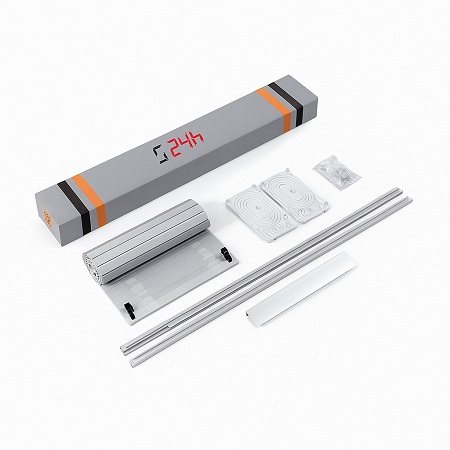 kit persiana enrollable rulox gris metal (muebles de cocina)