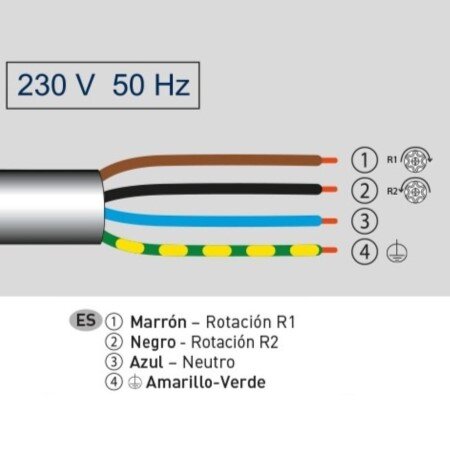 cherubini plug & play plus (motor mecánico para persianas y eje 50 o 60 mm)