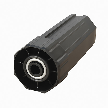 cápsula pvc con rodamiento para eje octogonal 50mm