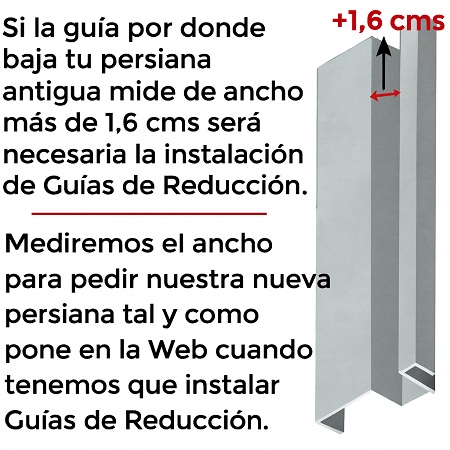 persiana enrollable aluminio térmico 40mm curva microperforada (fabricada a medida)