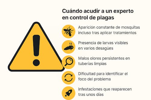 señales para acudir a experto en control de plagas