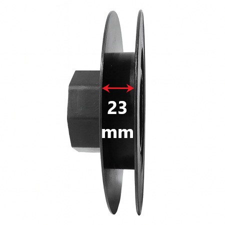 disco plástico para obra pasante eje 60mm (cinta 22mm)