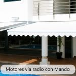 motores via radio con mando para toldo