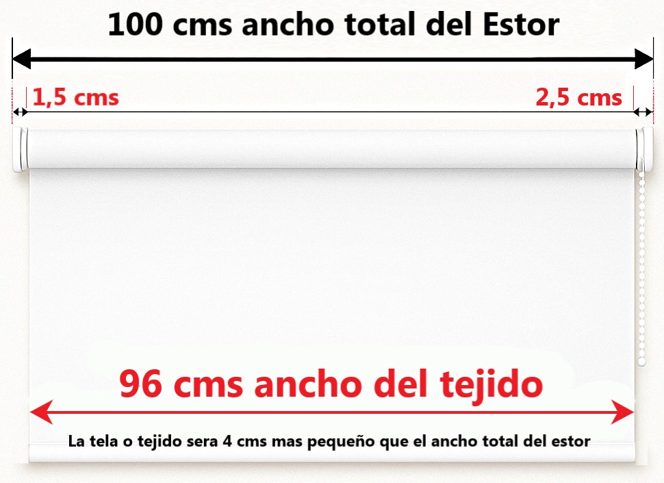 estor enrollable mod. miami (tejido translucido)