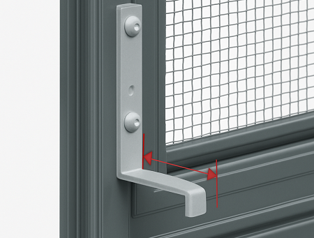 mosquitera fija ib con marco a medida (sin instalación ni tornillos)